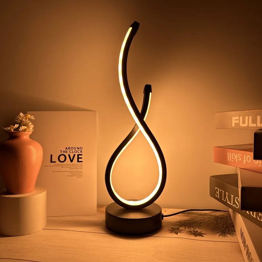 AmbioLux — Lampe de Table LED Dimmable | 3 Températures de Couleur | Design Moderne