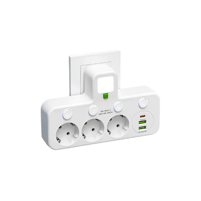 Multiprise Intelligente ProLine · USB & USB-C Pour Tout Charger