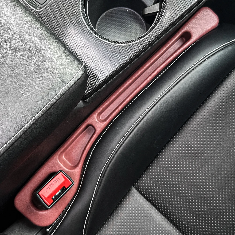 FenteStop — Lot de 2 Couvre-Fentes de Siège Auto Universels en EVA | Noir, Marron, Rouge, Beige | Veromora