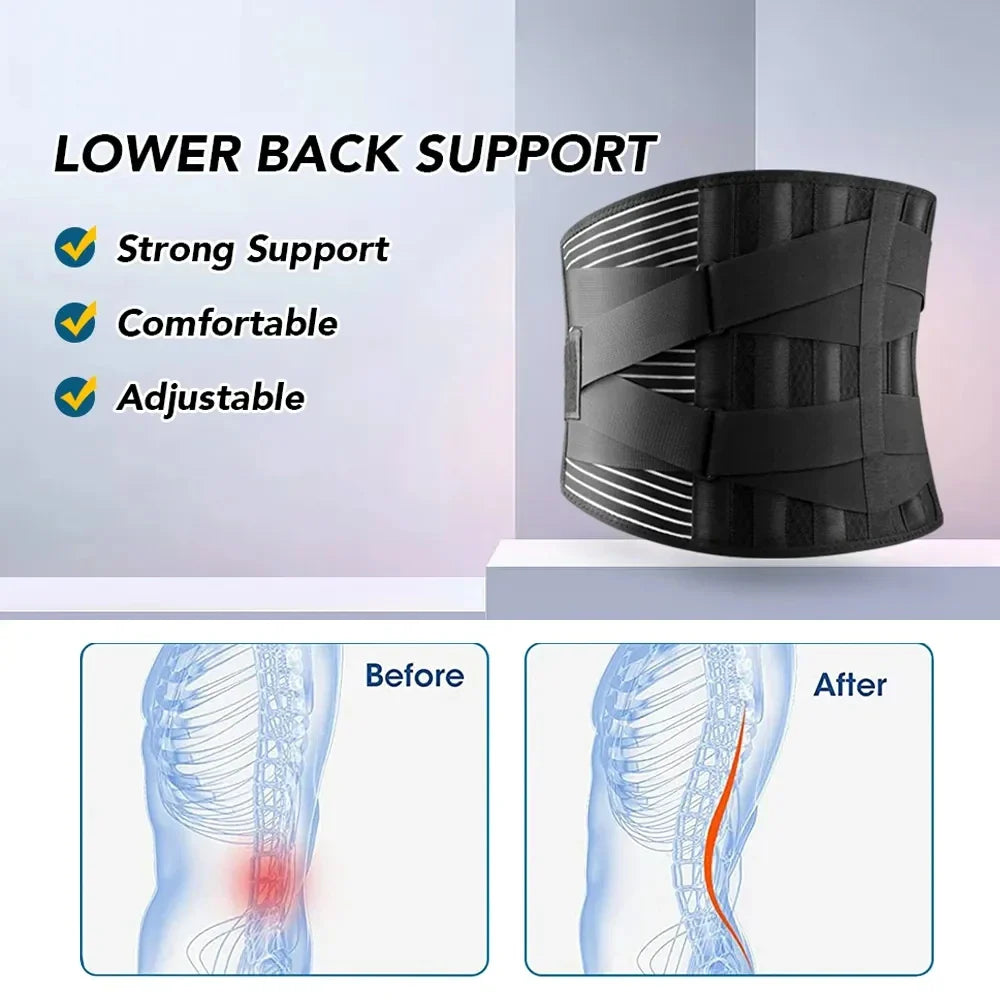 OrthoFlexa · Ceinture Lombaire Respirante, Invisible & Soutien 360°