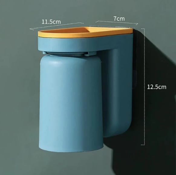 Support mural pour brosse à dents – Zéro perçage, fixation 3M ultra-résistante