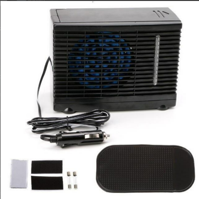 AutoFraîch – Refroidisseur d'air voiture 12V | Filtre lavable | Branchement allume-cigare