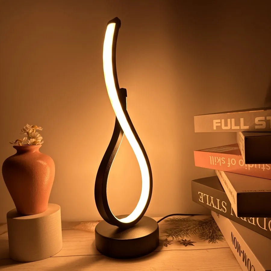AmbioLux — Lampe de Table LED Dimmable | 3 Températures de Couleur | Design Moderne