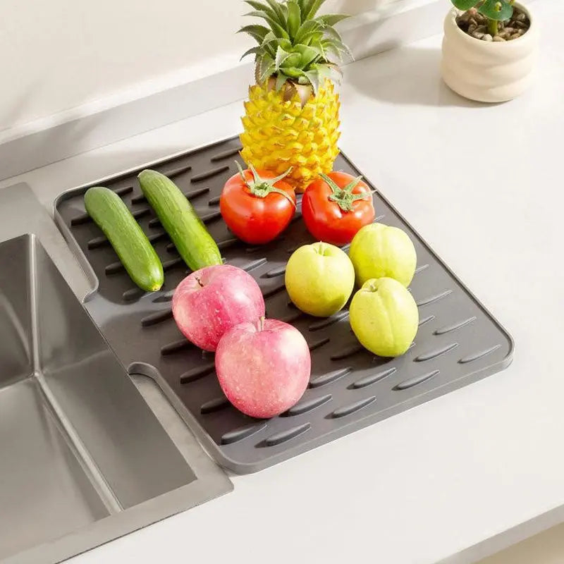 Tapis d'égouttage en silicone – Sèche, protège & résiste à 220°C