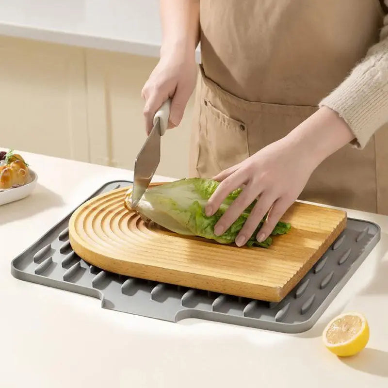 Tapis d'égouttage en silicone – Sèche, protège & résiste à 220°C