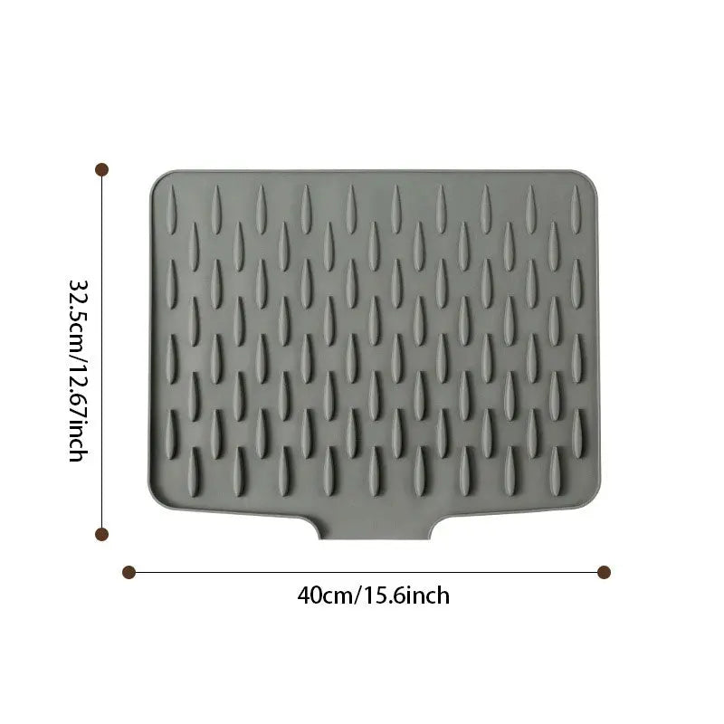 Tapis d'égouttage en silicone – Sèche, protège & résiste à 220°C