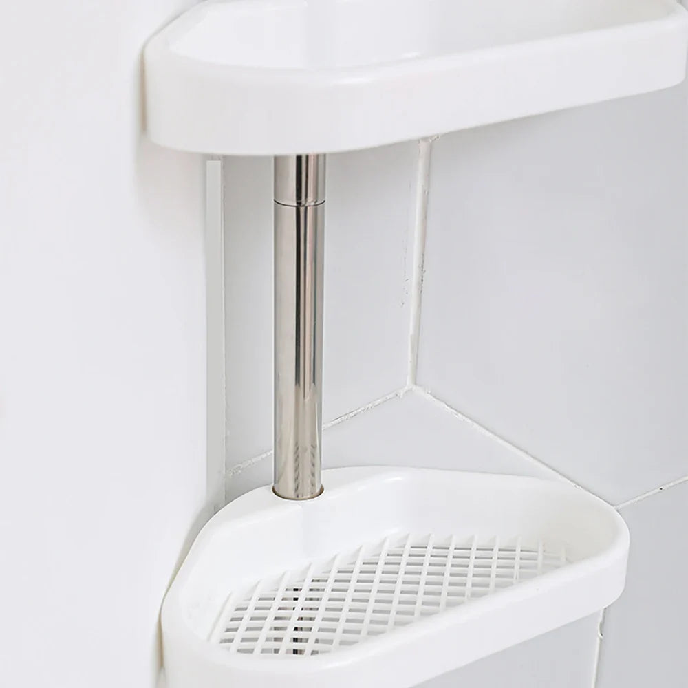 FlexiRack — Étagère de Salle de Bain Extensible en Inox | Réglable 100-260 cm | Sans Percer | Veromora