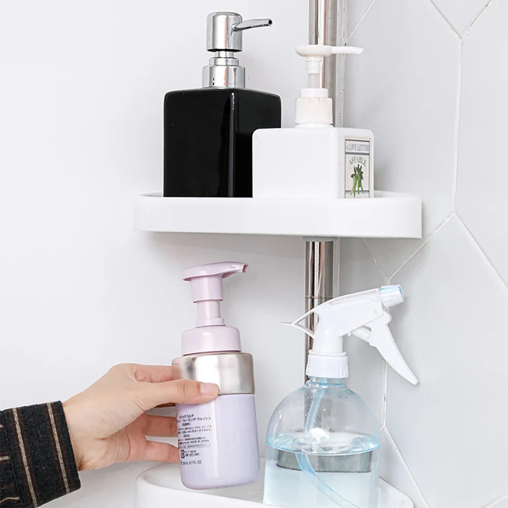 FlexiRack — Étagère de Salle de Bain Extensible en Inox | Réglable 100-260 cm | Sans Percer | Veromora