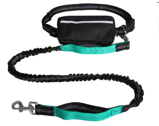 LibreTrail – Laisse mains libres pour chien | Ceinture réglable & amortisseur bungee