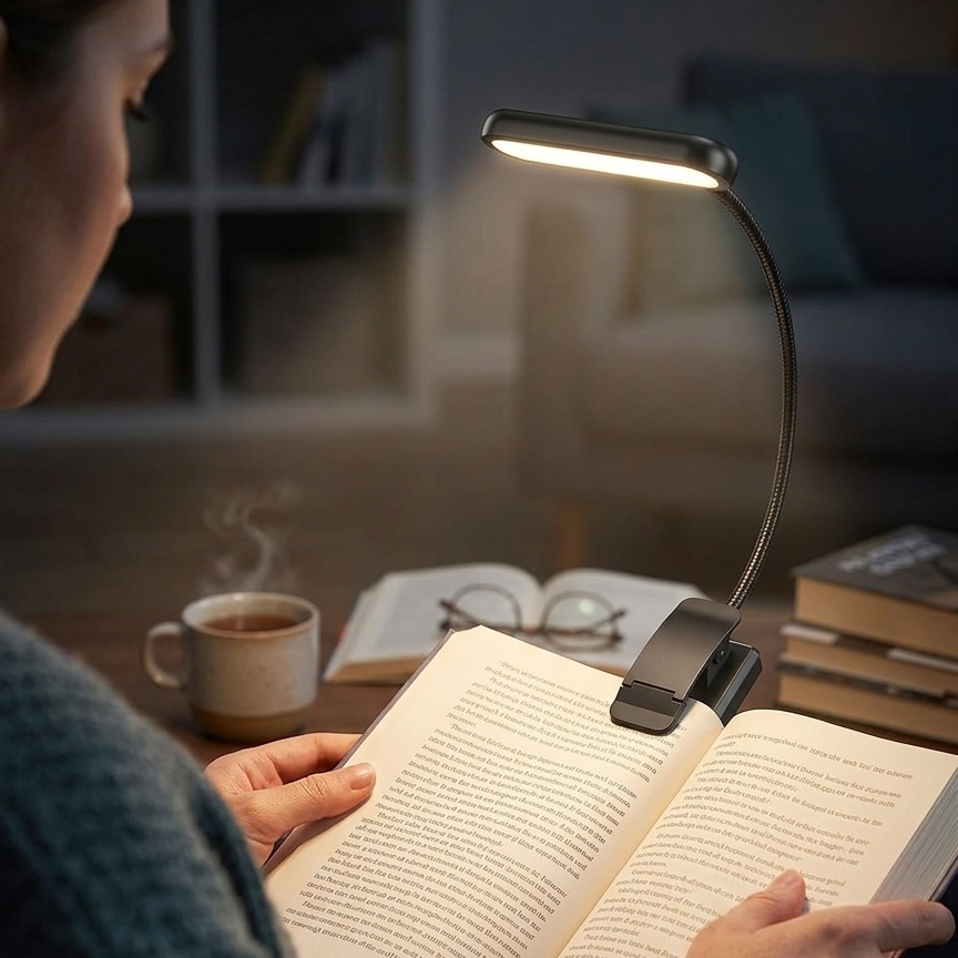 FlexiRead — La Lumière qui S'adapte à Votre Lecture