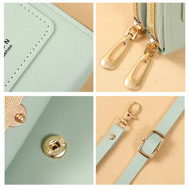 Portavie — Sac Bandoulière Femme avec Fenêtre Tactile & Porte-Monnaie Intégré