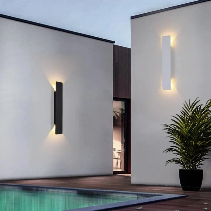 LumiExtérieur — Applique Murale LED Extérieure Étanche | 2W–24W | Blanc Chaud & Froid | Veromora