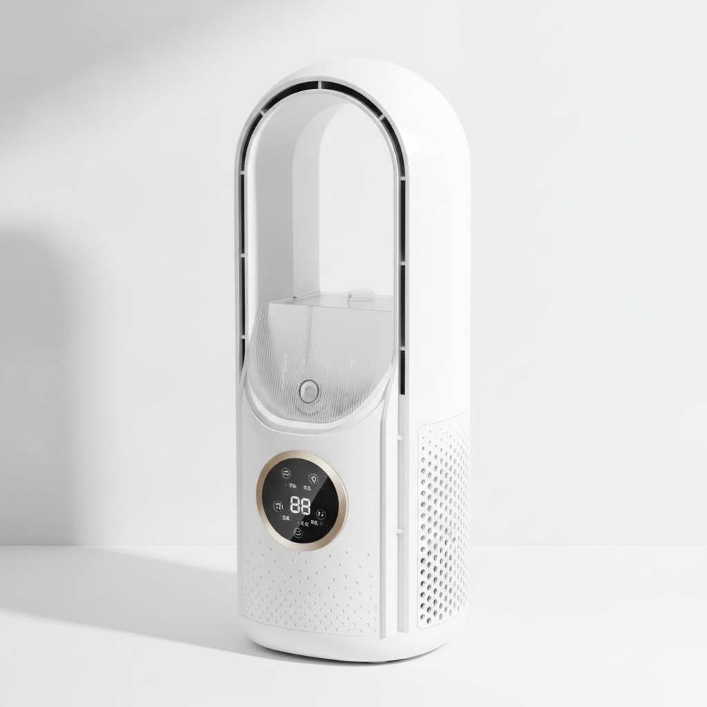 FraîchAir – Refroidisseur d'air sans lames 3-en-1 | USB | 6 vitesses & humidificateur