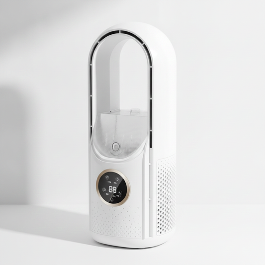 FraîchAir – Refroidisseur d'air sans lames 3-en-1 | USB | 6 vitesses & humidificateur