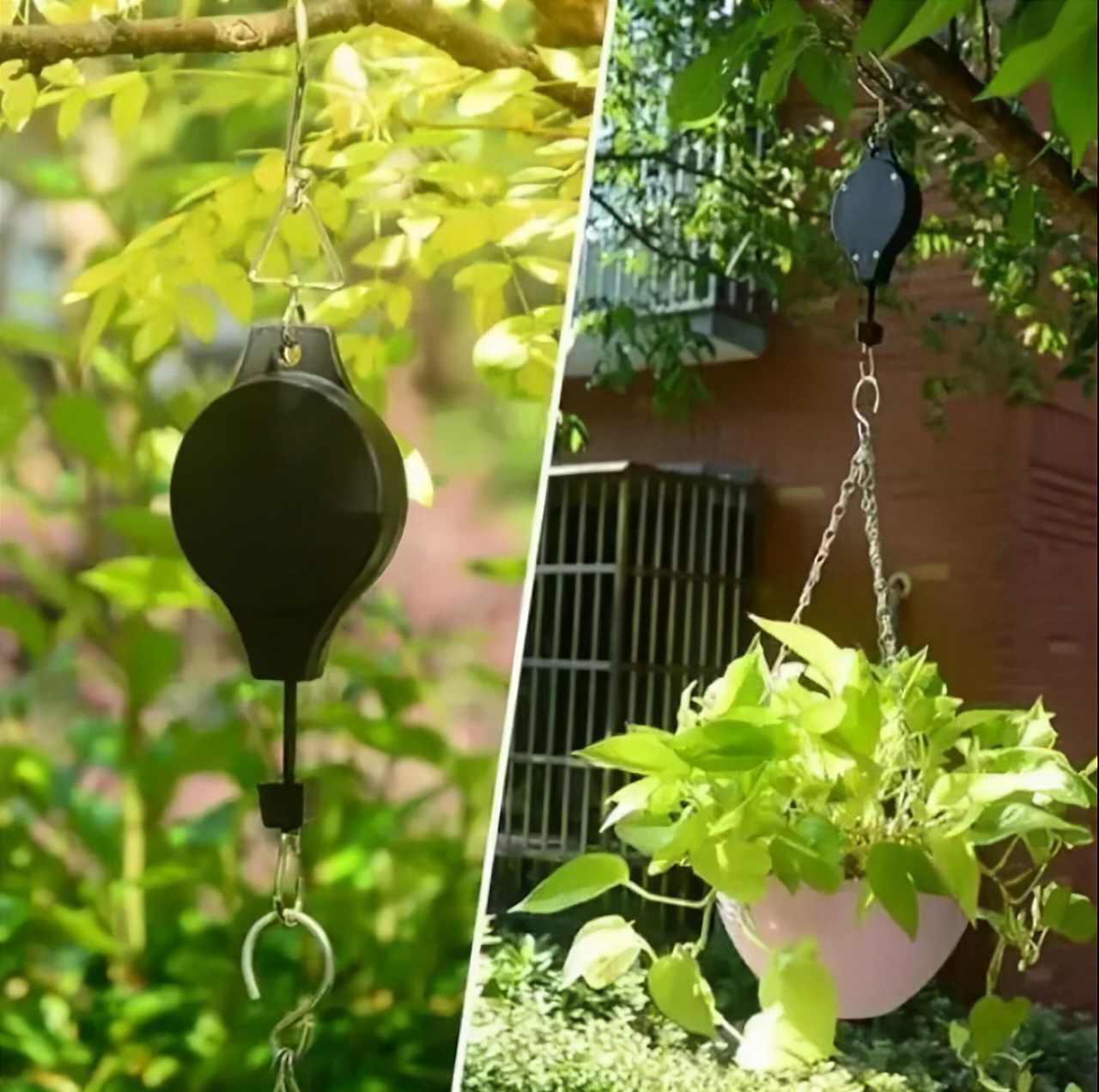 VertiPlant – Système de suspension réglable pour plantes suspendues
