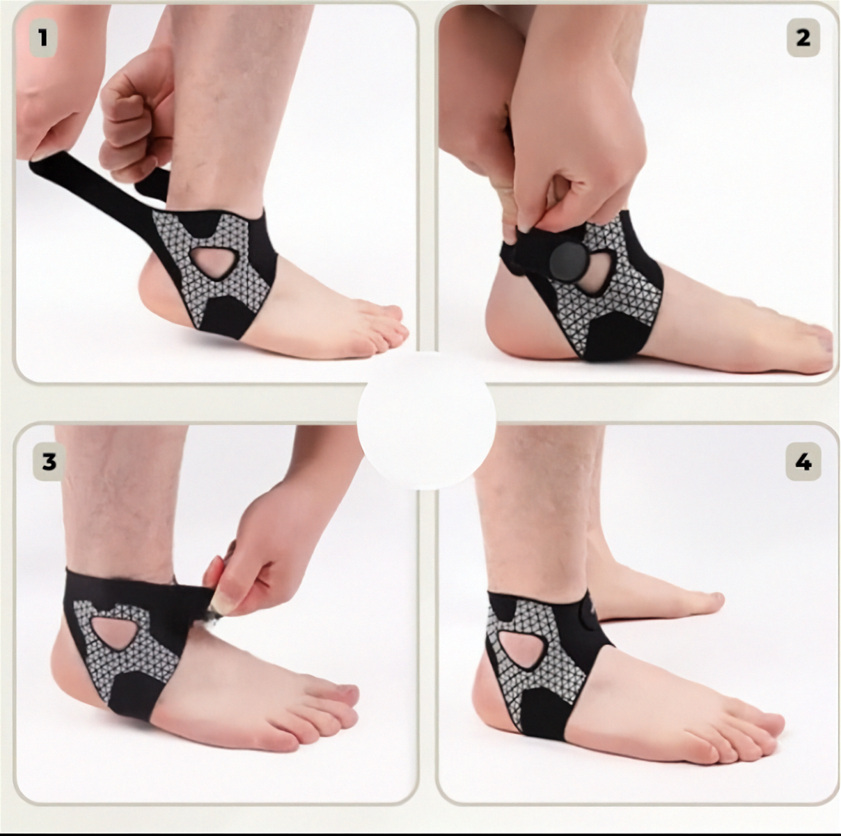 FlexAnkle – Chevilllère de soutien réglable | Maintien & confort toute la journée