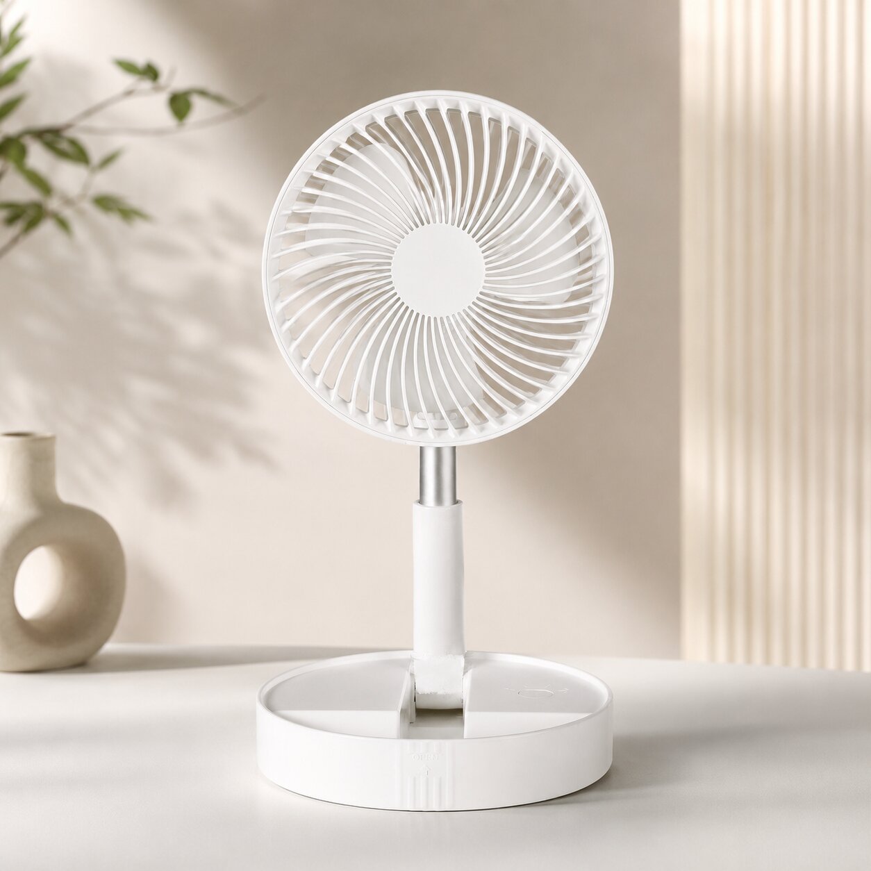 Ventilateur USB Pliable avec Batterie | Silencieux & Portable | VentiFold