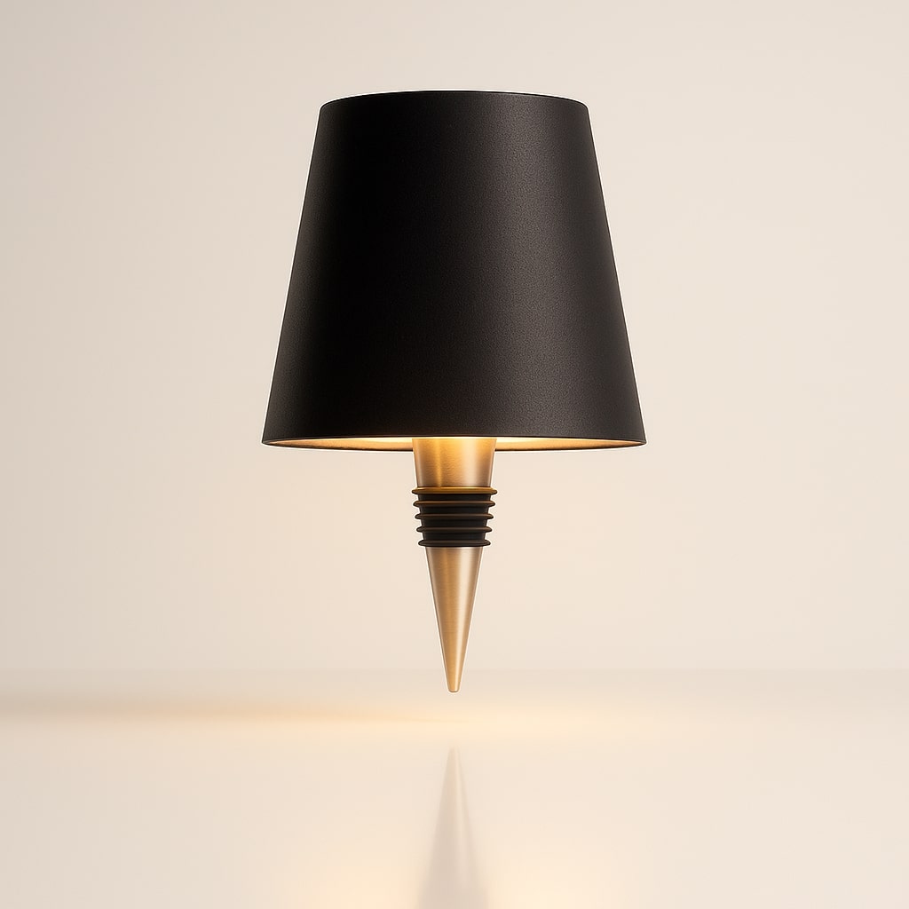 LumiVerre — Transformez Votre Bouteille en Lampe d'Ambiance Sans Fil