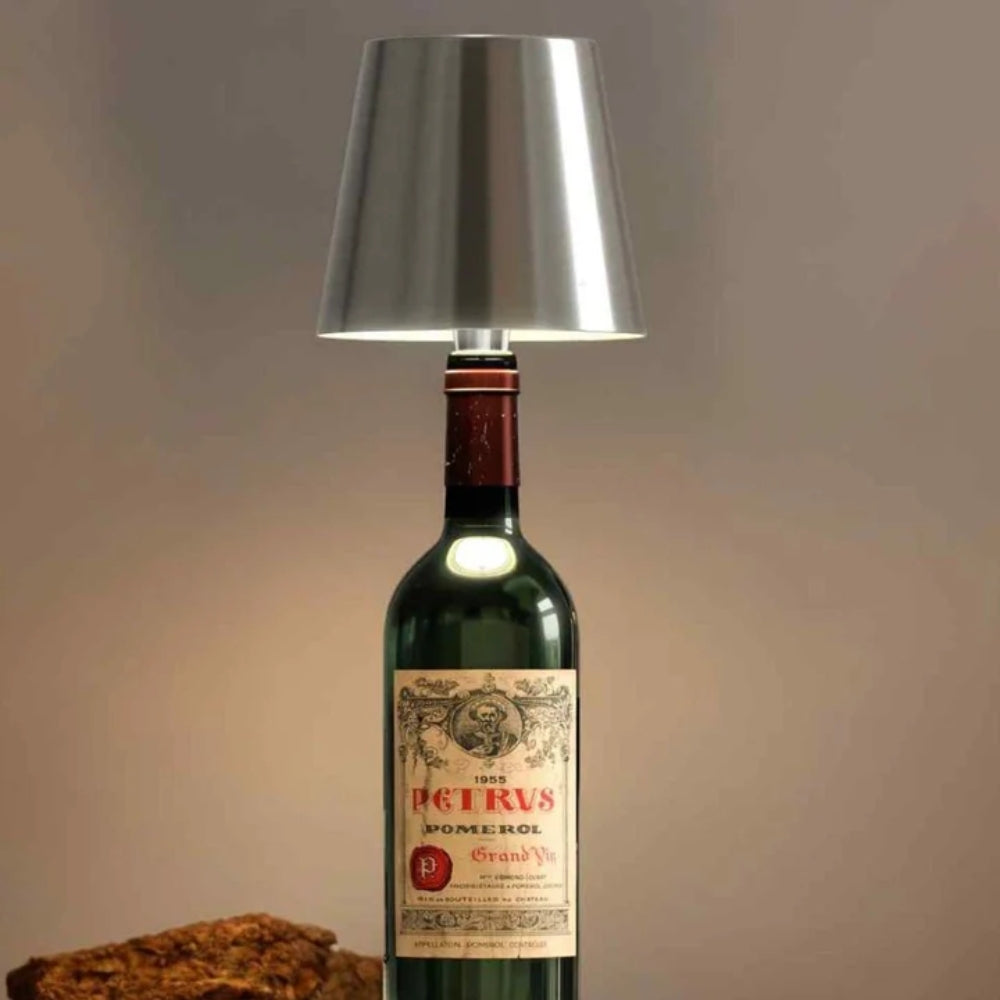 LumiVerre — Transformez Votre Bouteille en Lampe d'Ambiance Sans Fil