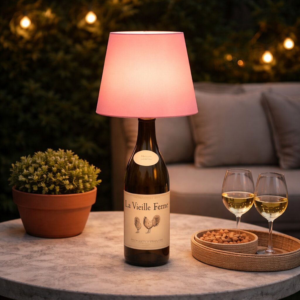 LumiVerre — Transformez Votre Bouteille en Lampe d'Ambiance Sans Fil