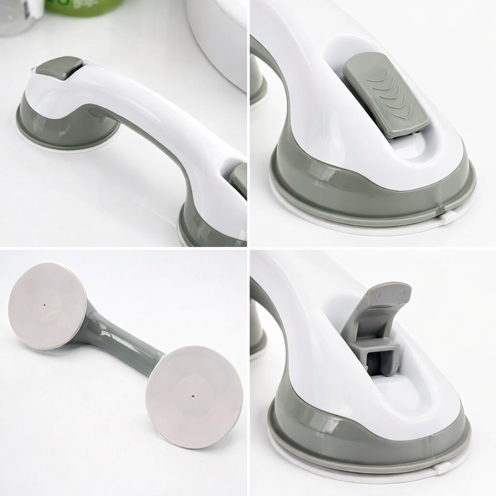SecuriBain — La Poignée de Sécurité Sans Perçage pour Douche et Baignoire