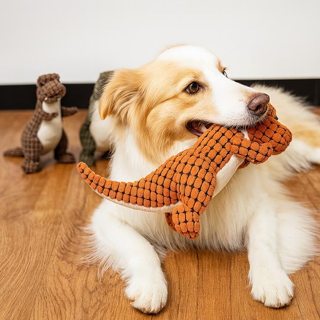 DinoMord — Jouet à Mâcher Solide pour Chiens | Design Dinosaure