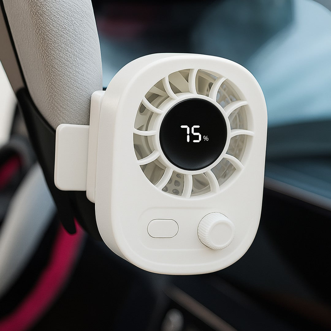 Mini Ventilateur à Clip avec Batterie | Petit & Silencieux | FraîchClip