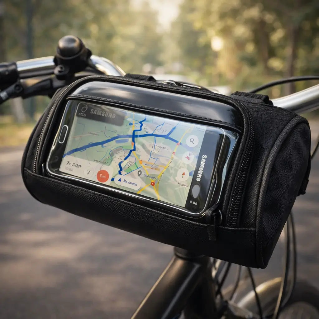 VéloLibre – Sacoche de Guidon Étanche avec Fenêtre Tactile