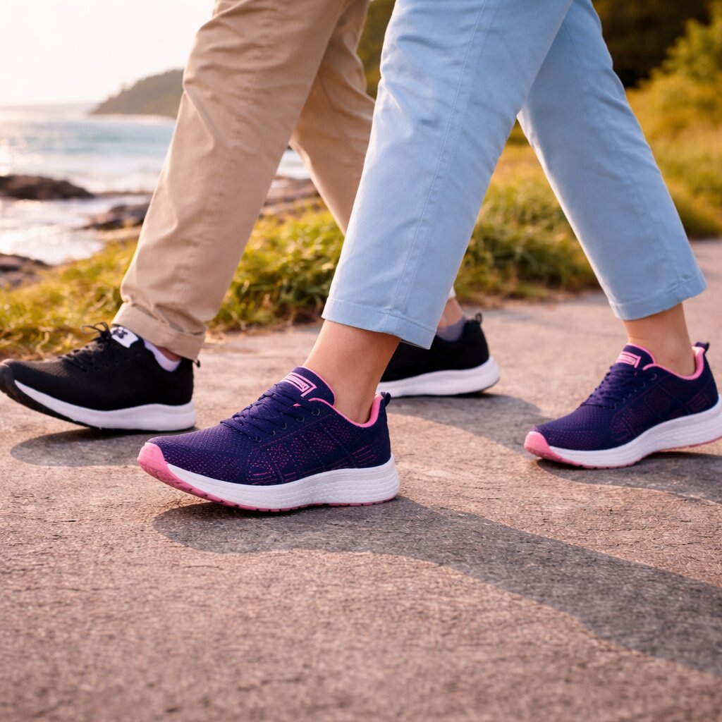 PasConfort — Sneakers Orthopédiques Femme | Semelle Gel EVA | Soulagement Fasciite Plantaire | Veromora