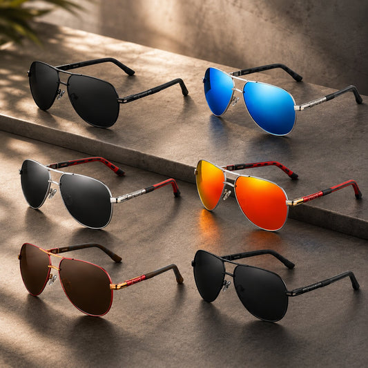 Lunettes de Soleil Aviateur Polarisées | Œil de Faucon