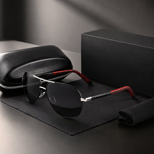 Lunettes de Soleil Aviateur Polarisées | Œil de Faucon