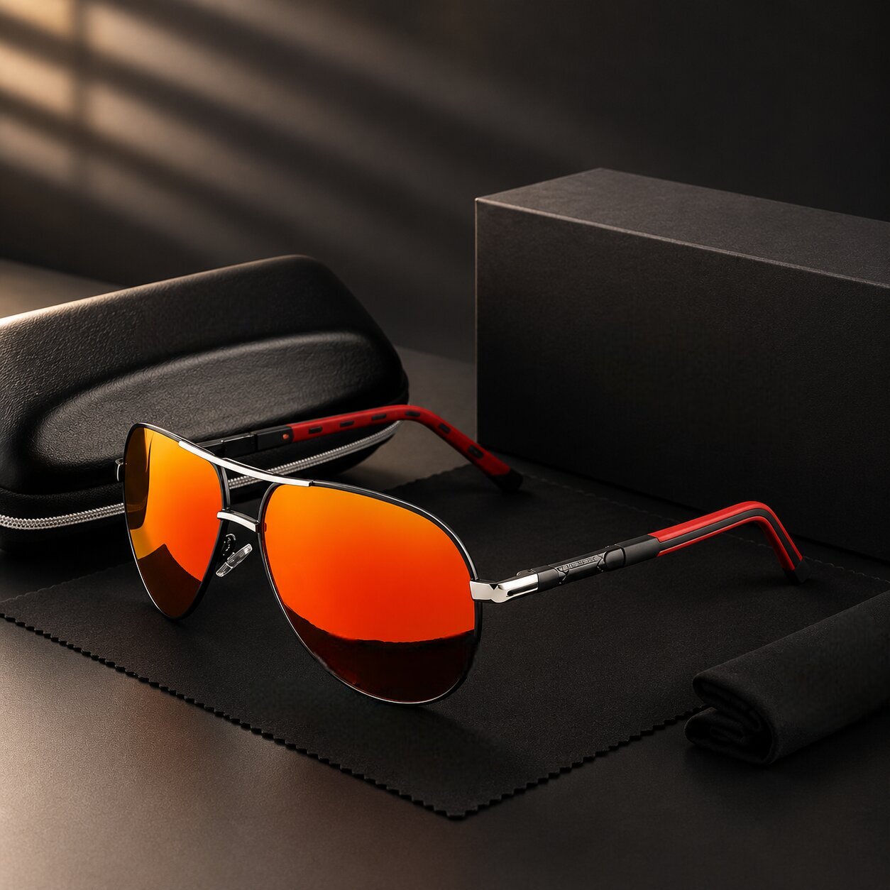 Lunettes de Soleil Aviateur Polarisées | Œil de Faucon