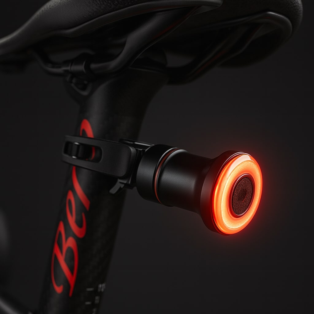 VéloLux – Feu arrière & stop vélo intelligent | 6 modes LED | Batterie intégrée
