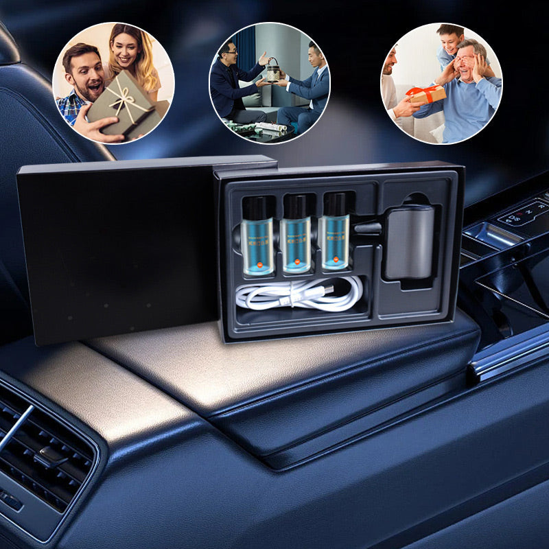 AromaRide — Diffuseur de Désodorisant Intelligent pour Voiture | 3 Modes | 45 Jours d’Autonomie | Veromora