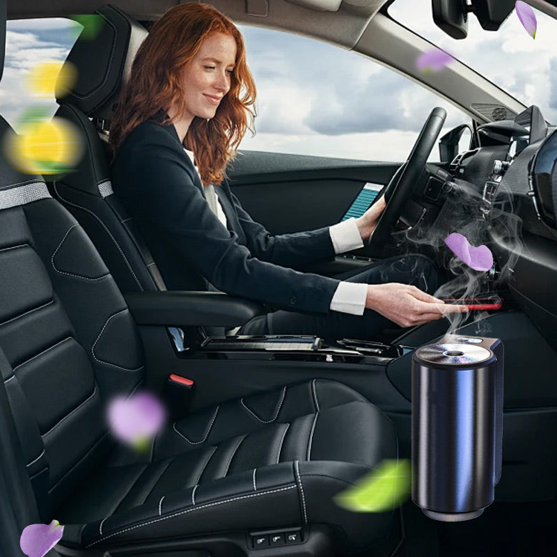 AromaRide — Diffuseur de Désodorisant Intelligent pour Voiture | 3 Modes | 45 Jours d’Autonomie | Veromora