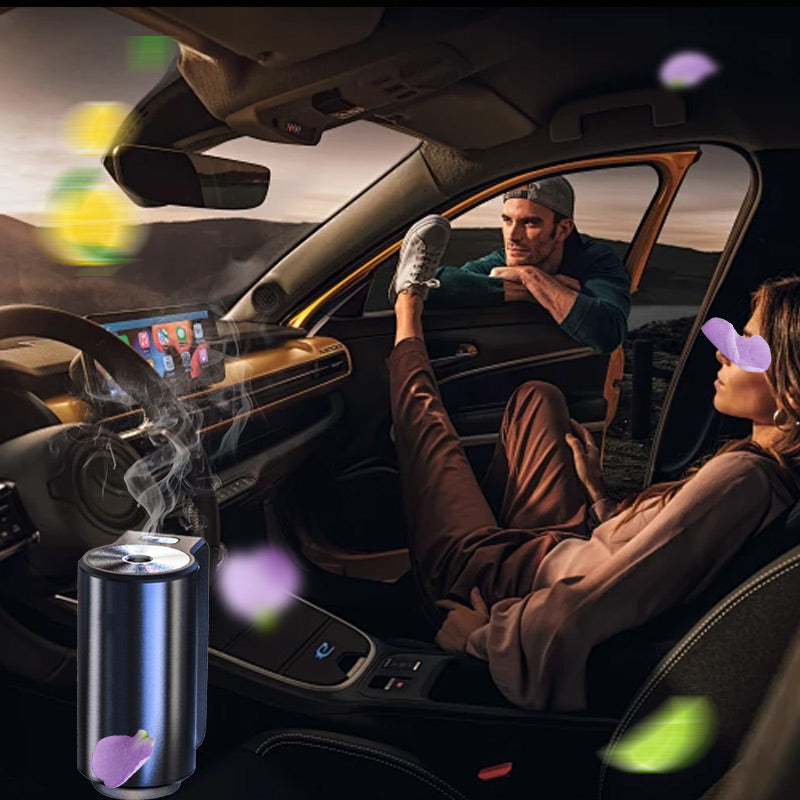 AromaRide — Diffuseur de Désodorisant Intelligent pour Voiture | 3 Modes | 45 Jours d’Autonomie | Veromora