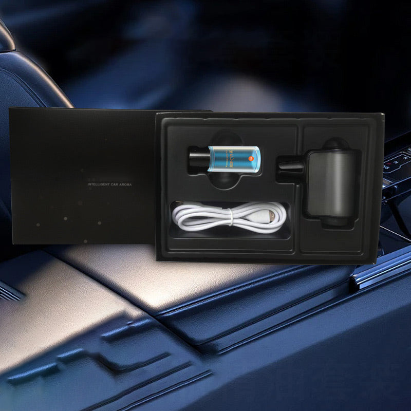 AromaRide — Diffuseur de Désodorisant Intelligent pour Voiture | 3 Modes | 45 Jours d’Autonomie | Veromora