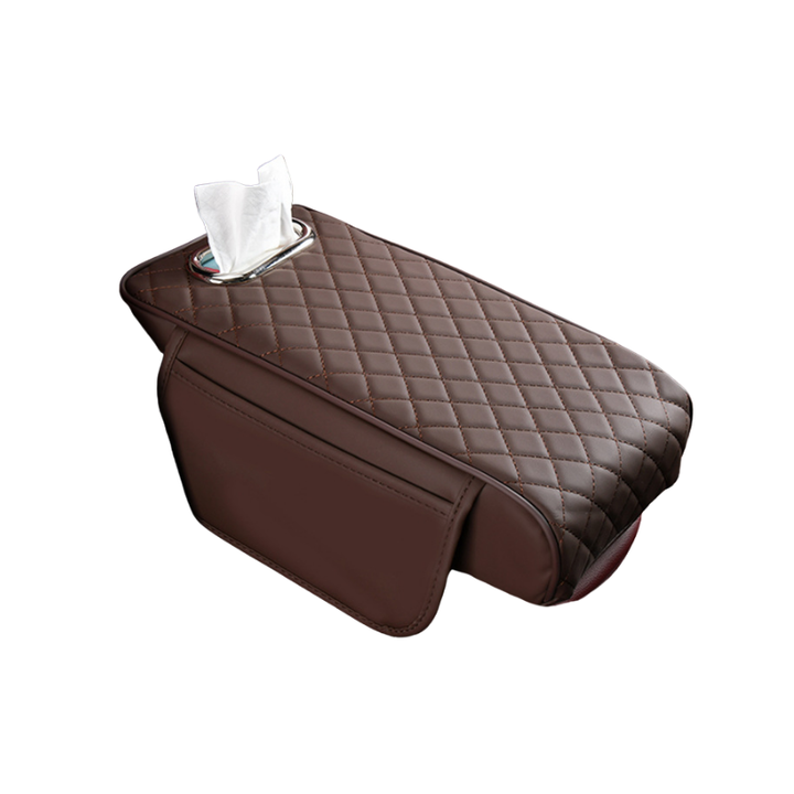 NappaRide — Housse d’Accoudoir Universelle en Cuir Nappa | Soutien Ergonomique & Pochettes | 7 Coloris | Veromora